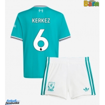 Liverpool Milos Kerkez #6 Tredjedraktsett Barn 2025-26 Kortermet (+ Korte bukser)